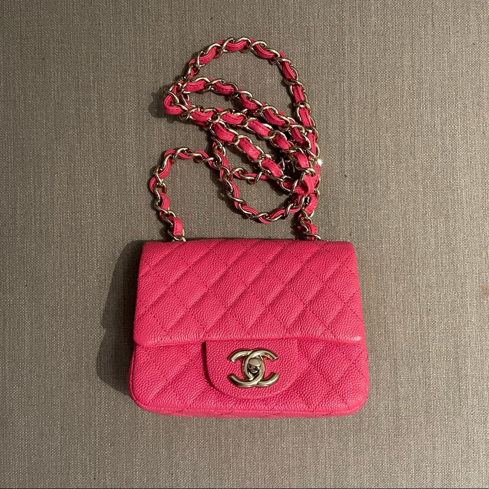 Chanel classic mini square flap bag